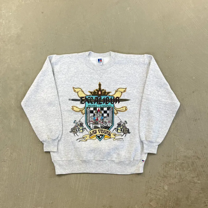F- Vintage '90 Excalibur Hotel & Casino Las Vegas Crewneck sold by HG Vintage