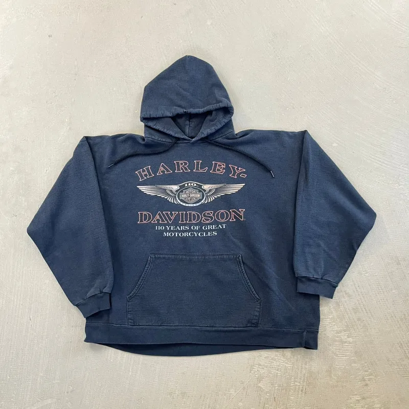 F- '13 Harley Davidson Rapid City Graphic Hoodie sold by HG Vintage