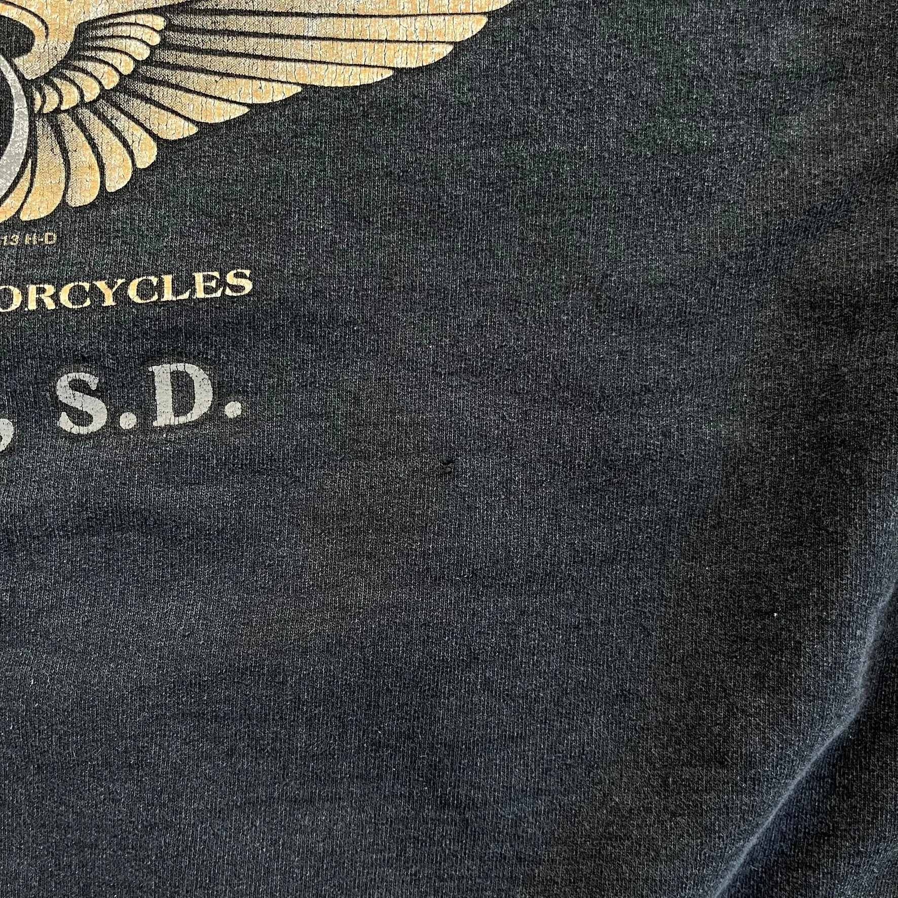 F- '13 Harley Davidson Rapid City Graphic Hoodie sold by HG Vintage product image thumbnail 5