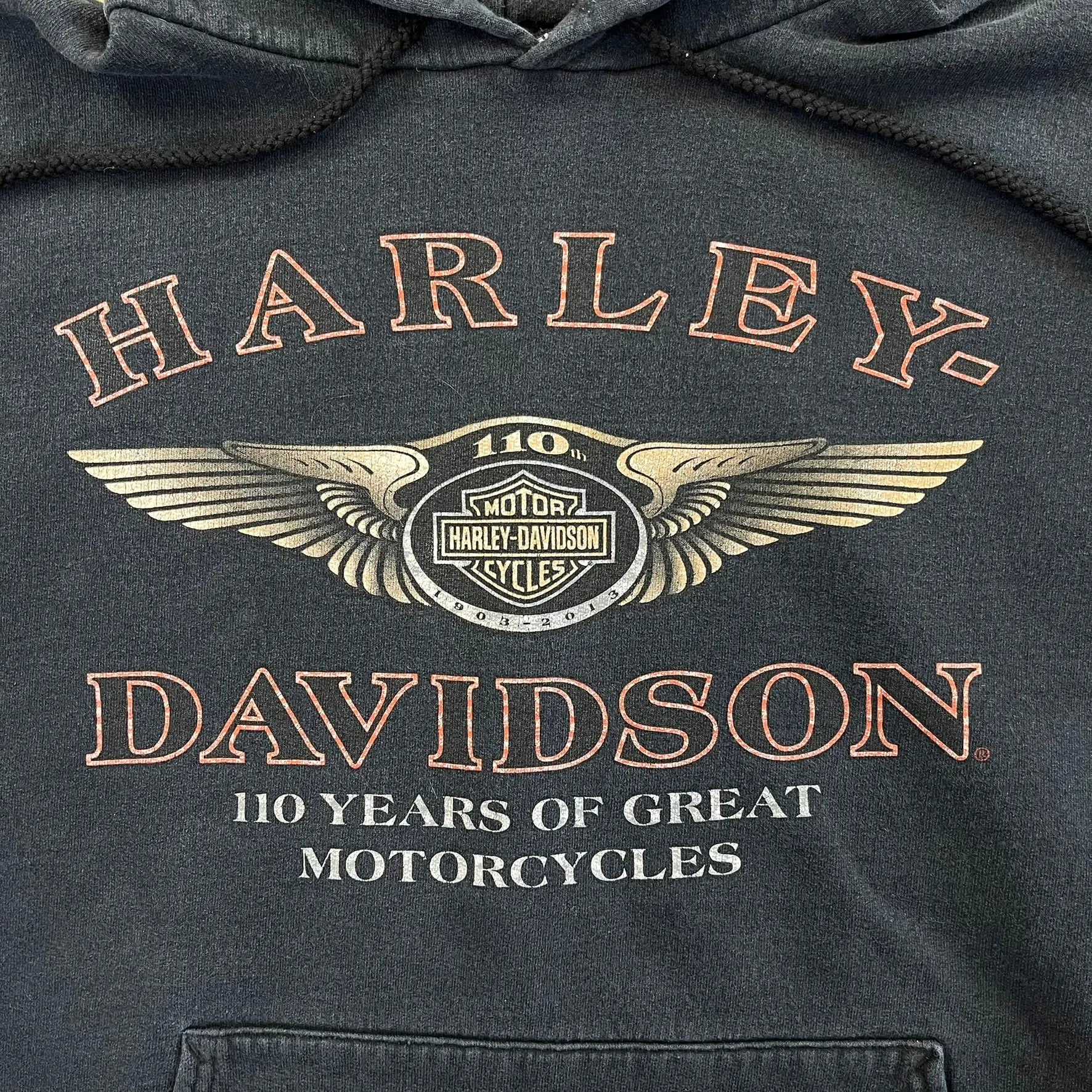 F- '13 Harley Davidson Rapid City Graphic Hoodie sold by HG Vintage product image thumbnail 2