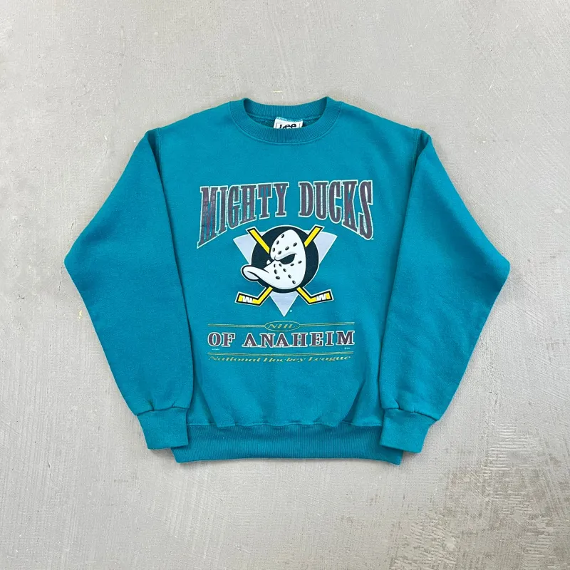 F- Vintage Anaheim Mighty Ducks NHL Lee Graphic Crewneck sold by HG Vintage