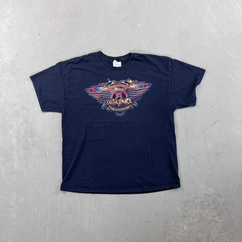 F- '09 Aerosmith Tour Graphic & Picture Tee sold by HG Vintage