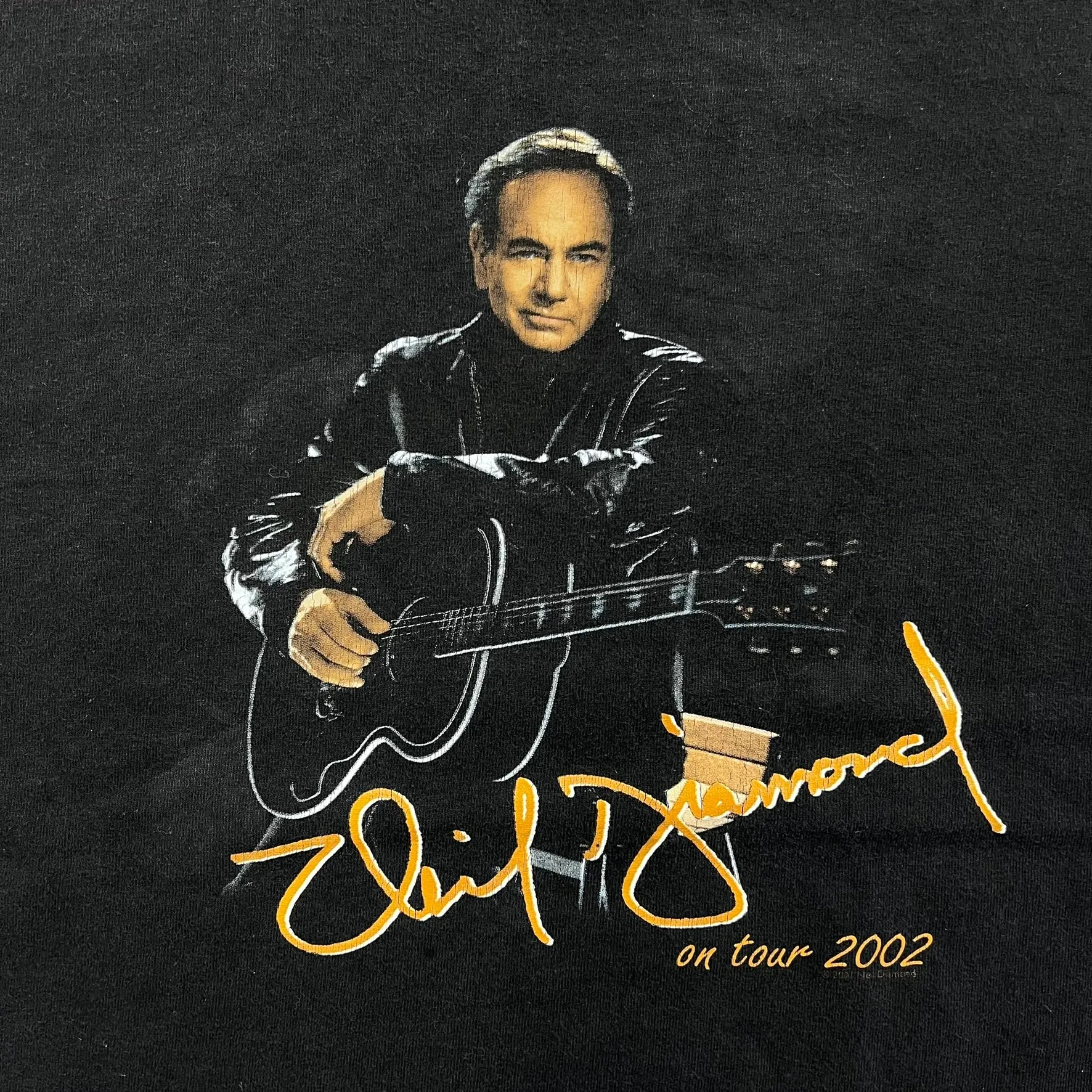 F- Vintage '02 Neil Diamon In Concert Tour Picture Tee sold by HG Vintage product image thumbnail 2