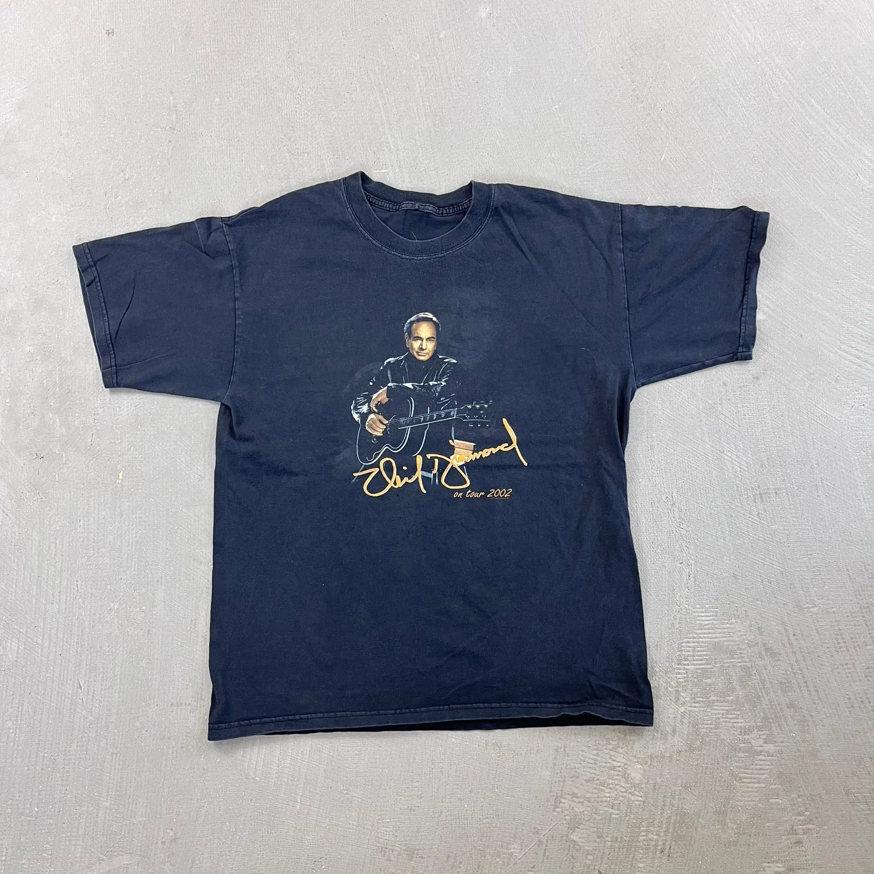 F- Vintage '02 Neil Diamon In Concert Tour Picture Tee sold by HG Vintage