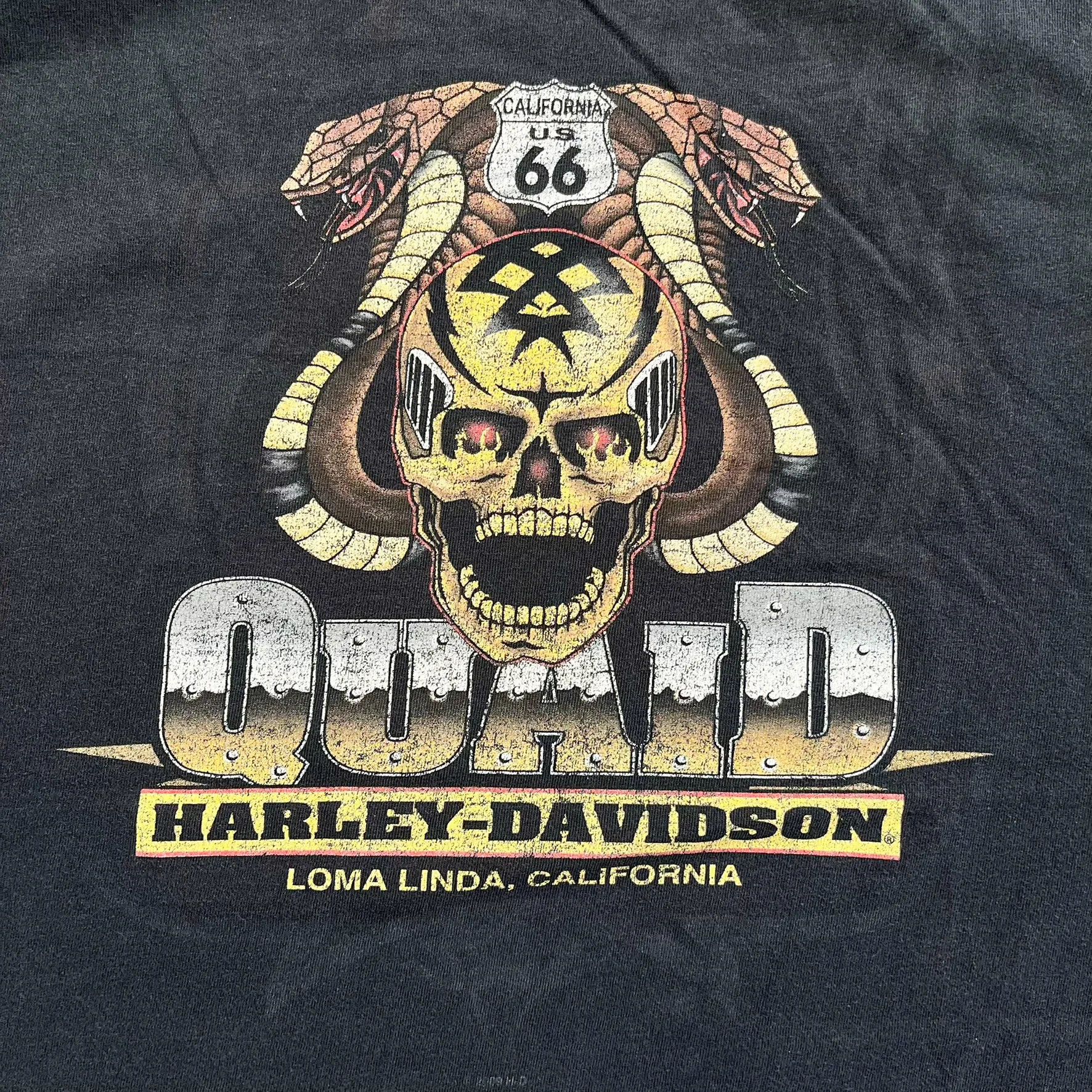 F- '09 Harley Davidson Loma Linda Blue Lightning Graphic Tee sold by HG Vintage product image thumbnail 4