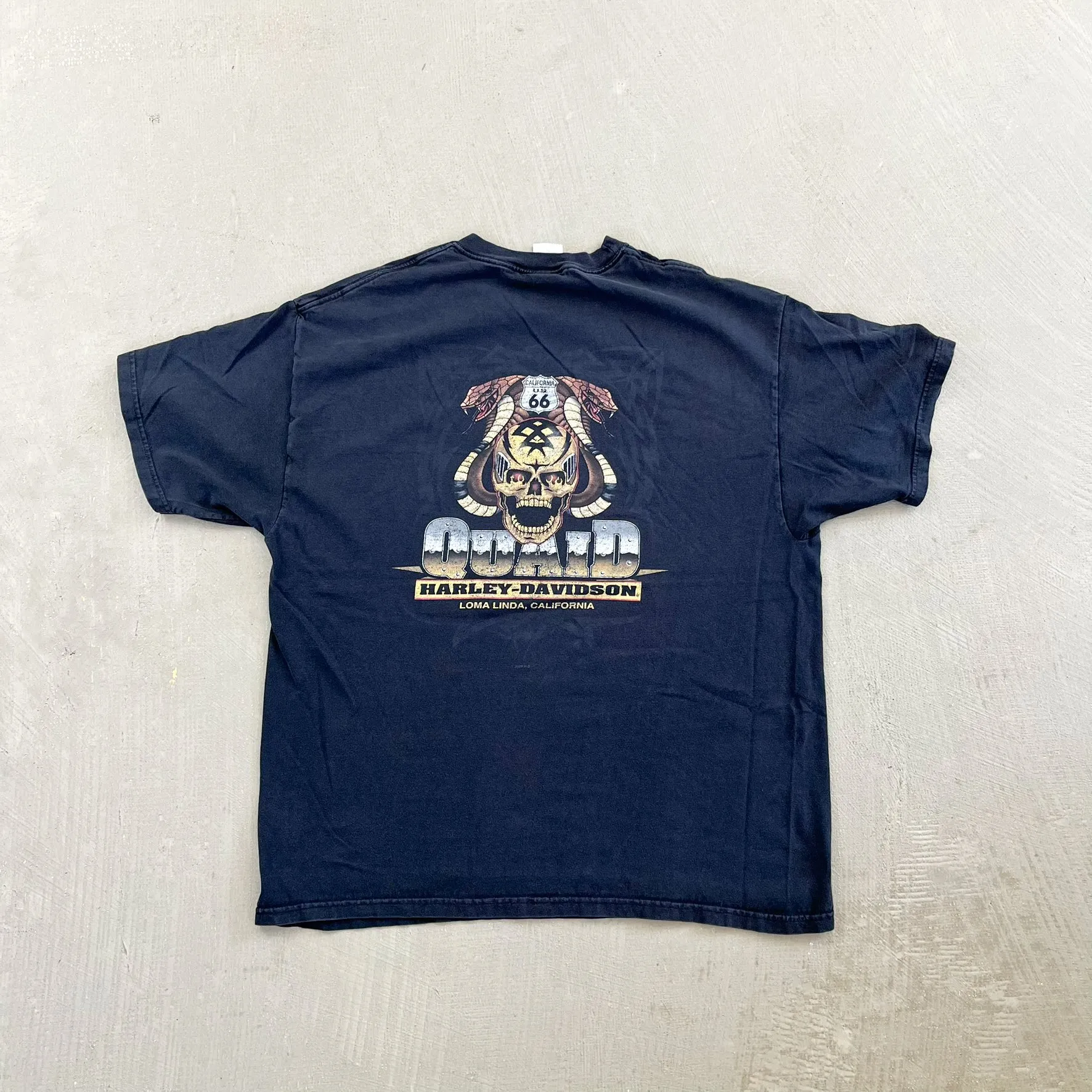 F- '09 Harley Davidson Loma Linda Blue Lightning Graphic Tee sold by HG Vintage product image thumbnail 3