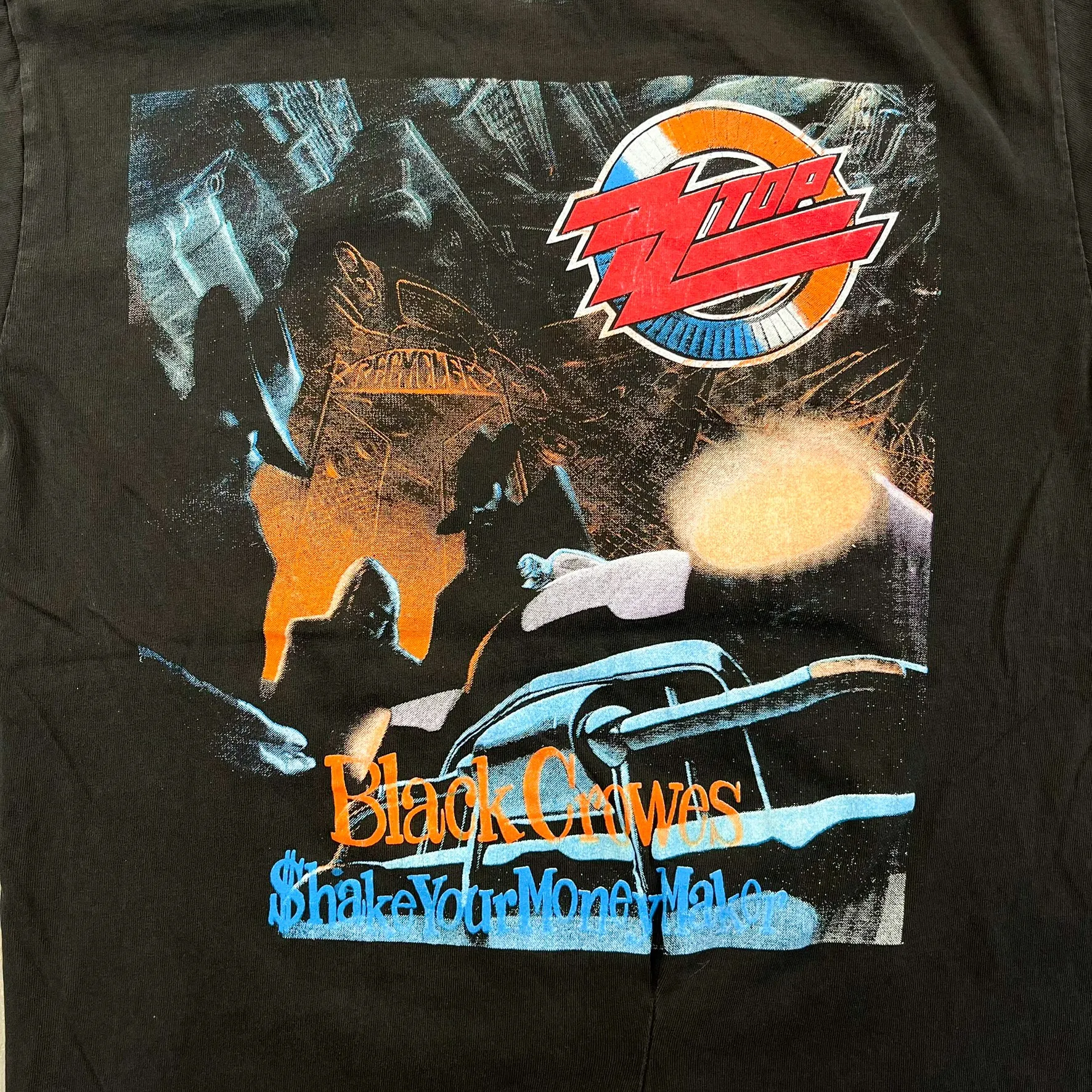 F- Vintage '91 ZZ Top Recycler Tour Graphic Single Stitch Tee sold by HG Vintage product image thumbnail 5