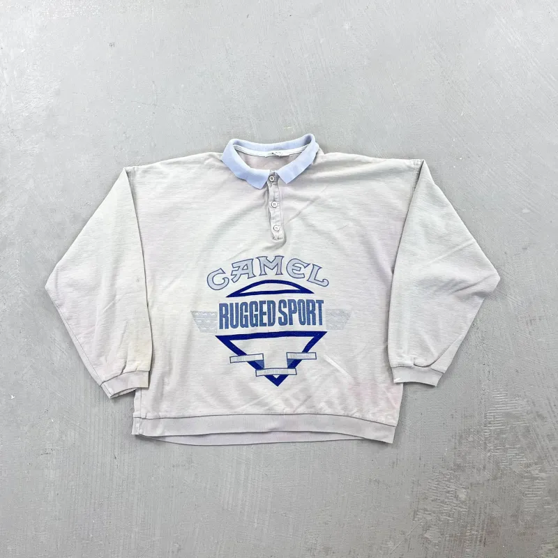 F- Vintage Camel Collection Rugged Sport Long Sleeve Sweatshirt sold by HG Vintage