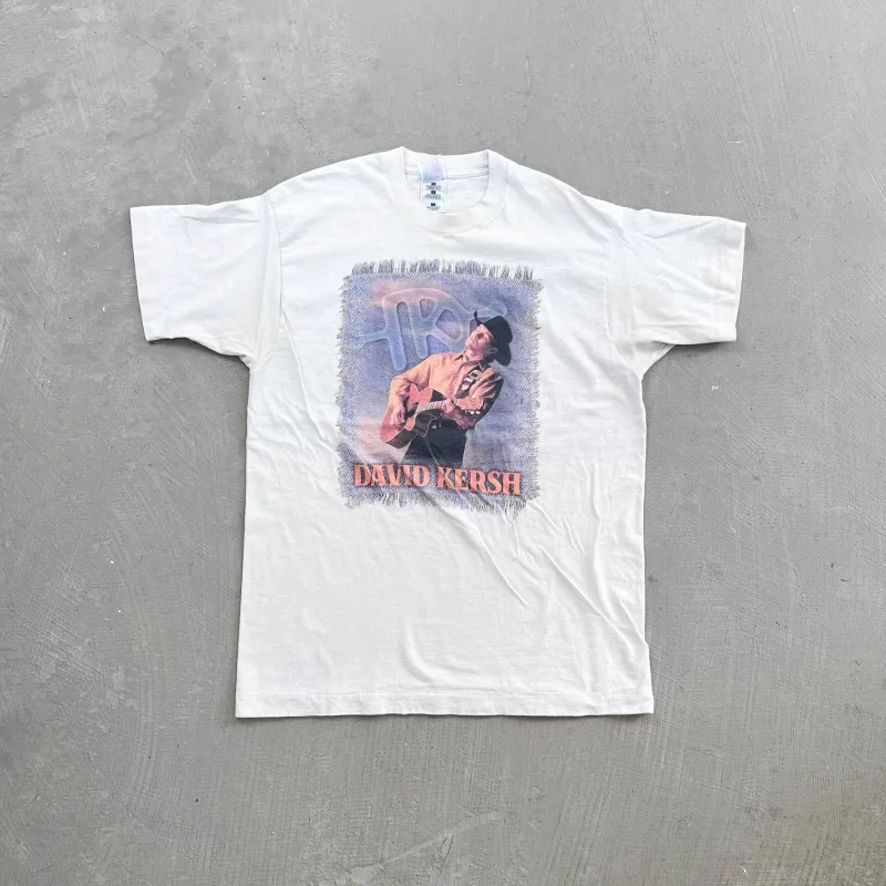 F- Vintage '98 David Kersh On Tour Picture Single Stitch Tee sold by HG Vintage