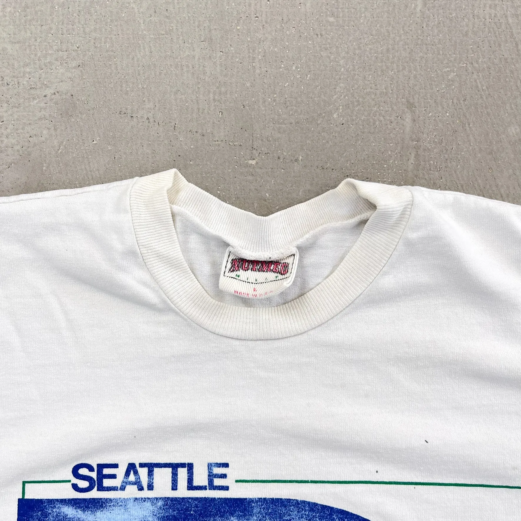 F- Vintage Seattle Seahawks NFL Lee Jersey Style Single Stitch Tee sold by HG Vintage product image thumbnail 3