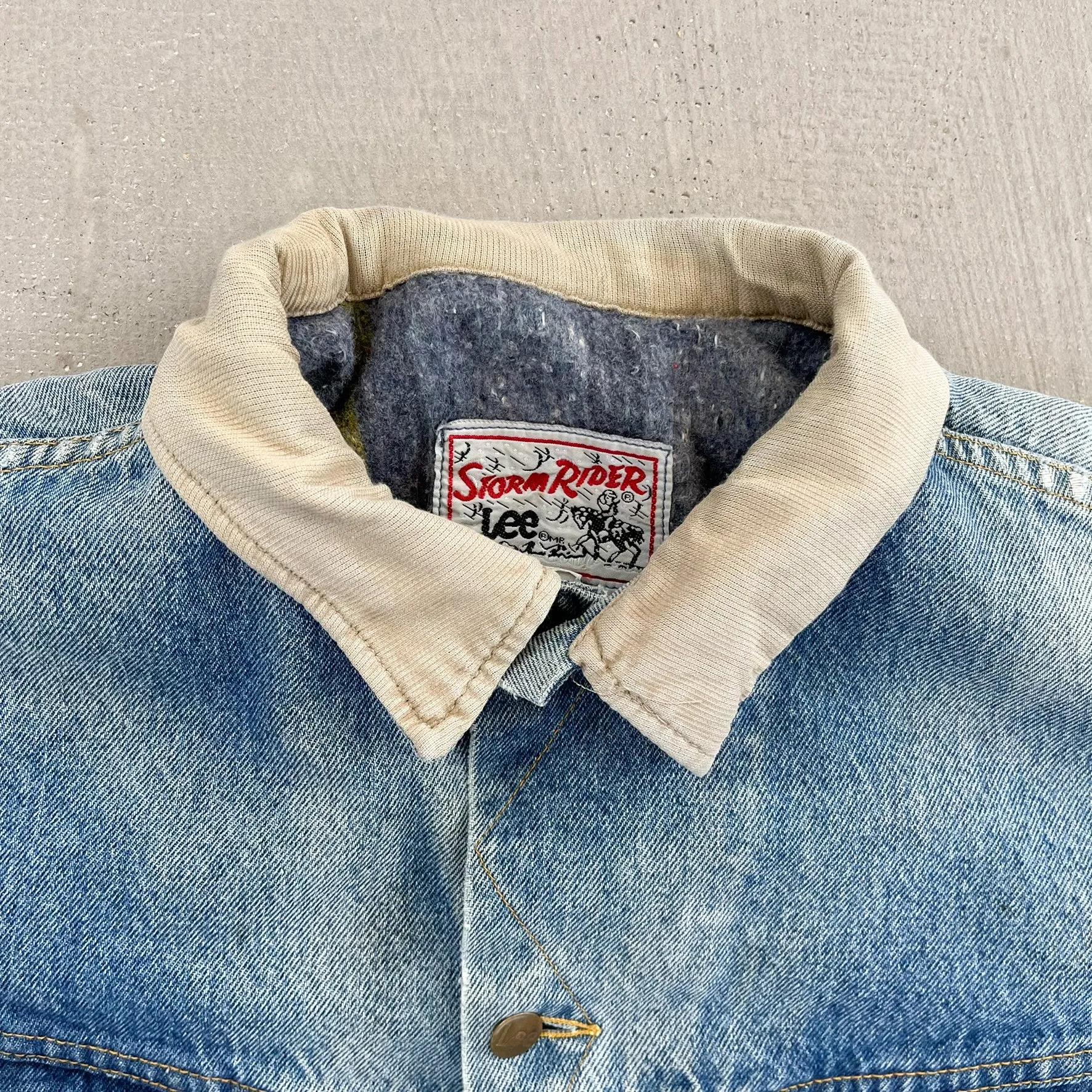 F- Vintage Lee Storm Rider Insulated Denim Jacket sold by HG Vintage product image thumbnail 3