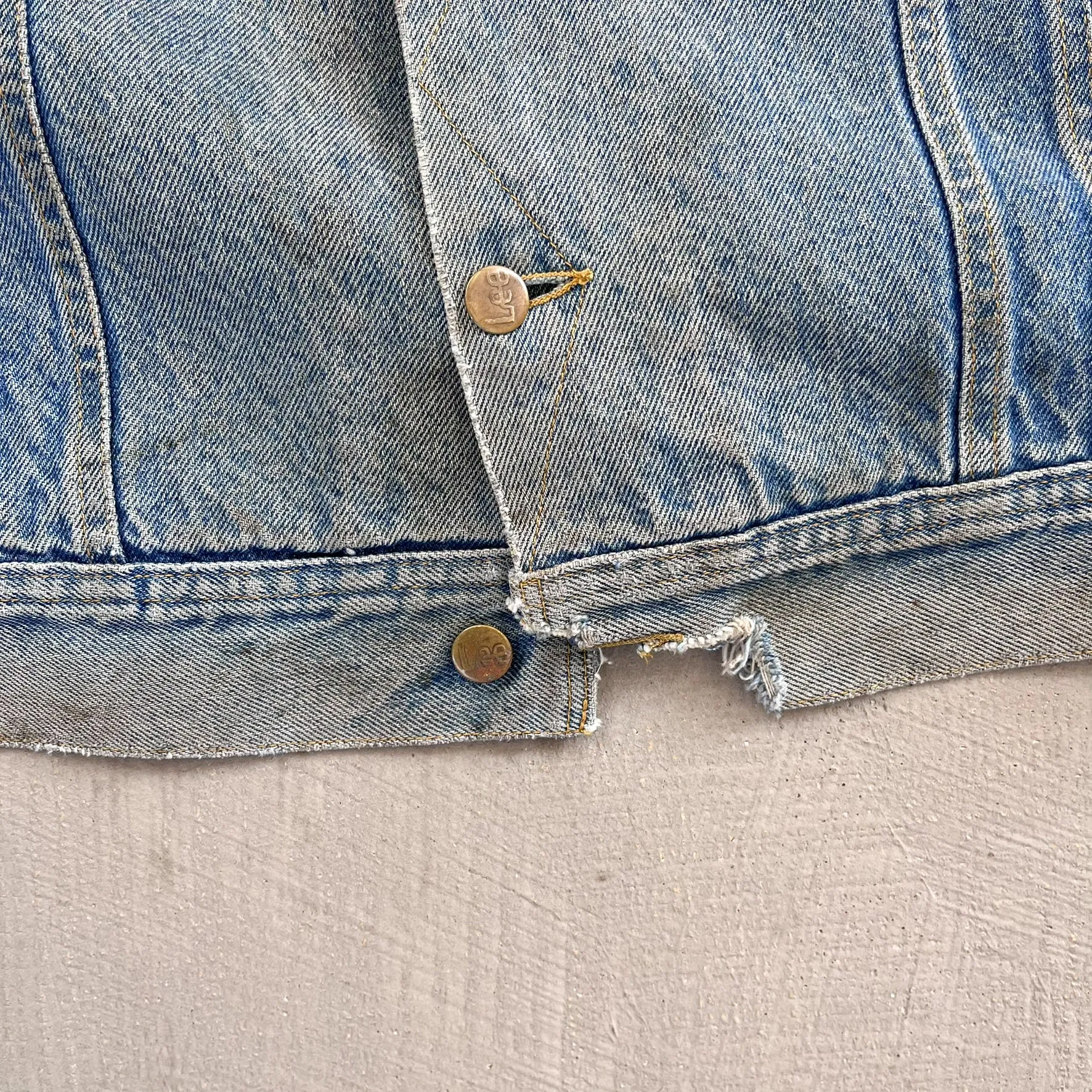 F- Vintage Lee Storm Rider Insulated Denim Jacket sold by HG Vintage product image thumbnail 4