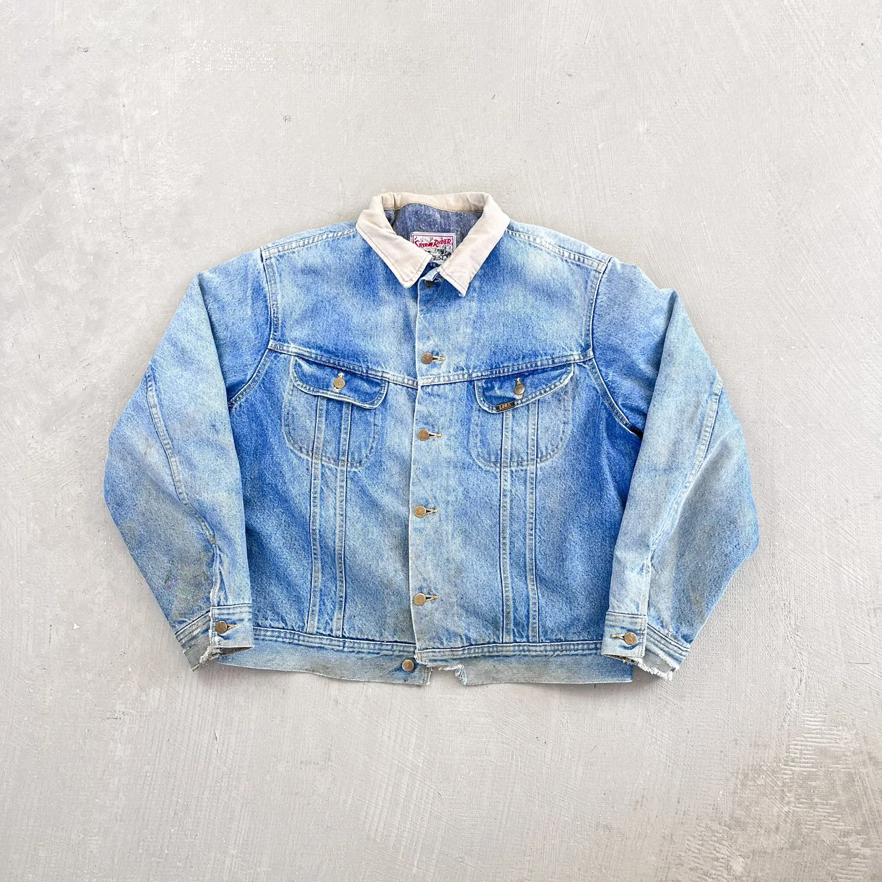 F- Vintage Lee Storm Rider Insulated Denim Jacket sold by HG Vintage