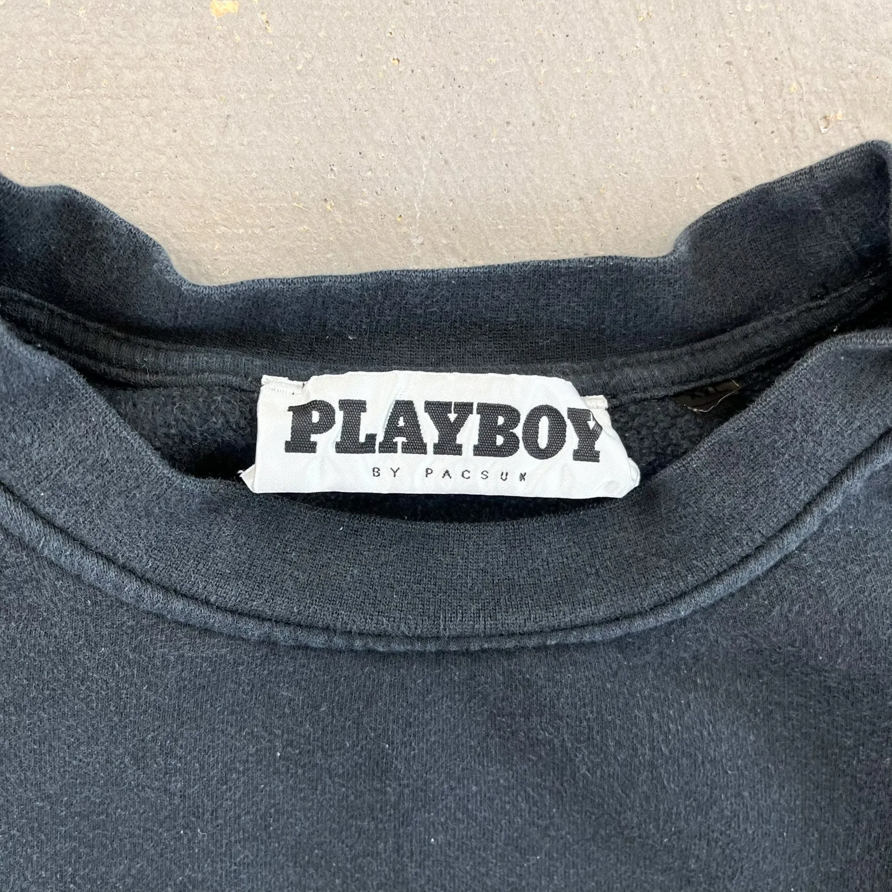 F- Playboy By Pacsun Embroidered Cursive Text Crewneck sold by HG Vintage product image thumbnail 3