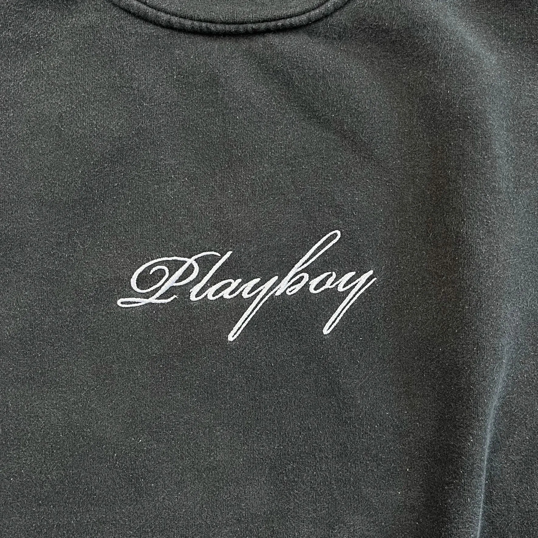 F- Playboy By Pacsun Embroidered Cursive Text Crewneck sold by HG Vintage product image thumbnail 2
