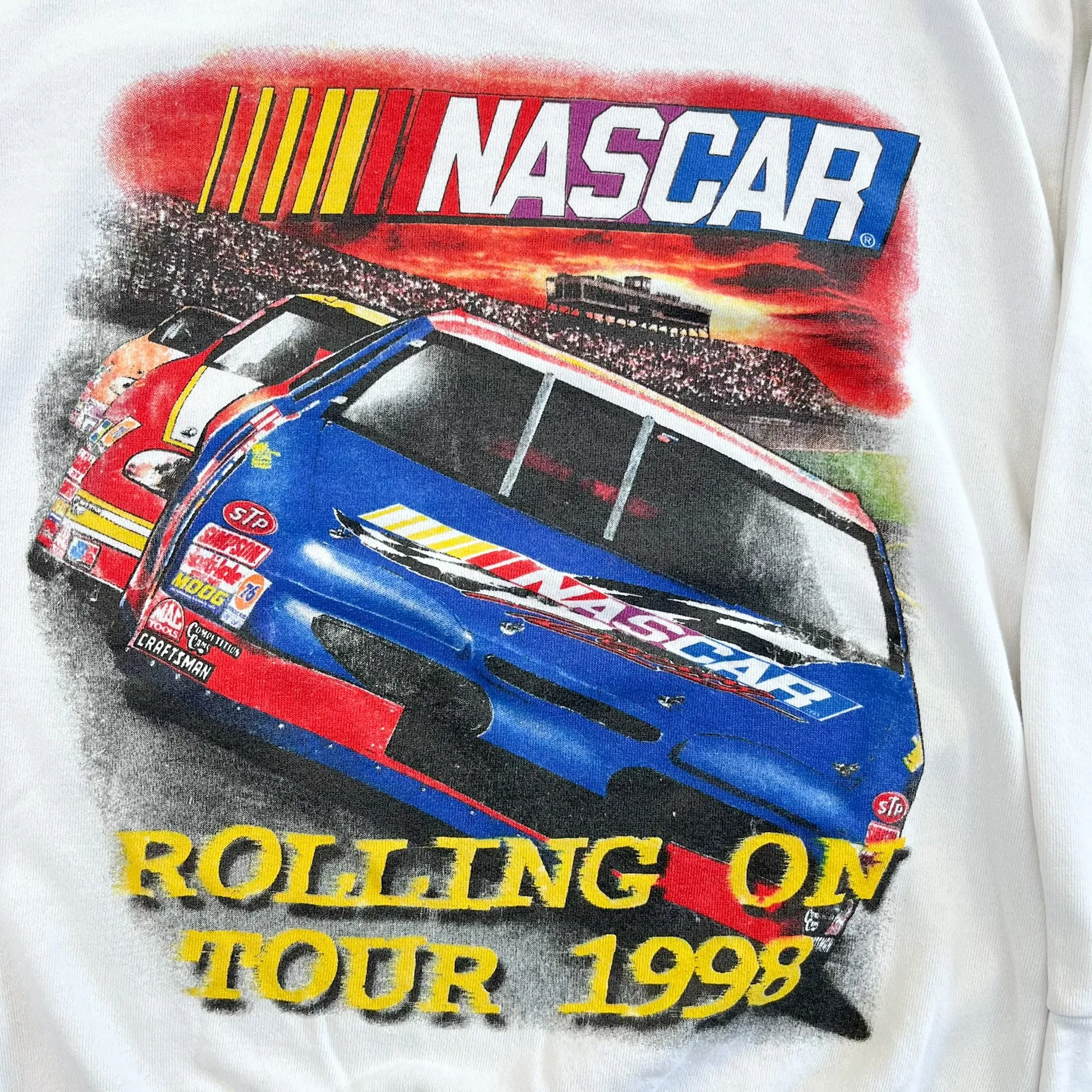 F- Vintage '98 Nascar Rolling On Tour Graphic Crewneck sold by HG Vintage product image thumbnail 2
