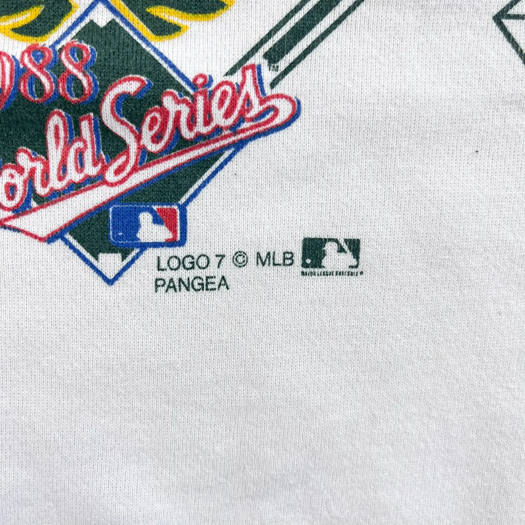 F- Vintage '88 Oakland Athletics World Series Champions MLB Logo 7 Crewneck sold by HG Vintage product image thumbnail 4