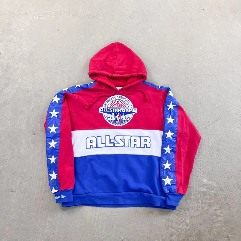 F- Mitchell & Ness NBA 1988 Chicago All Star Game Hoodie sold by HG Vintage
