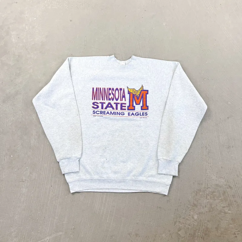 F- Vintage '92 Minnesota State Screaming Eagles Crewneck sold by HG Vintage