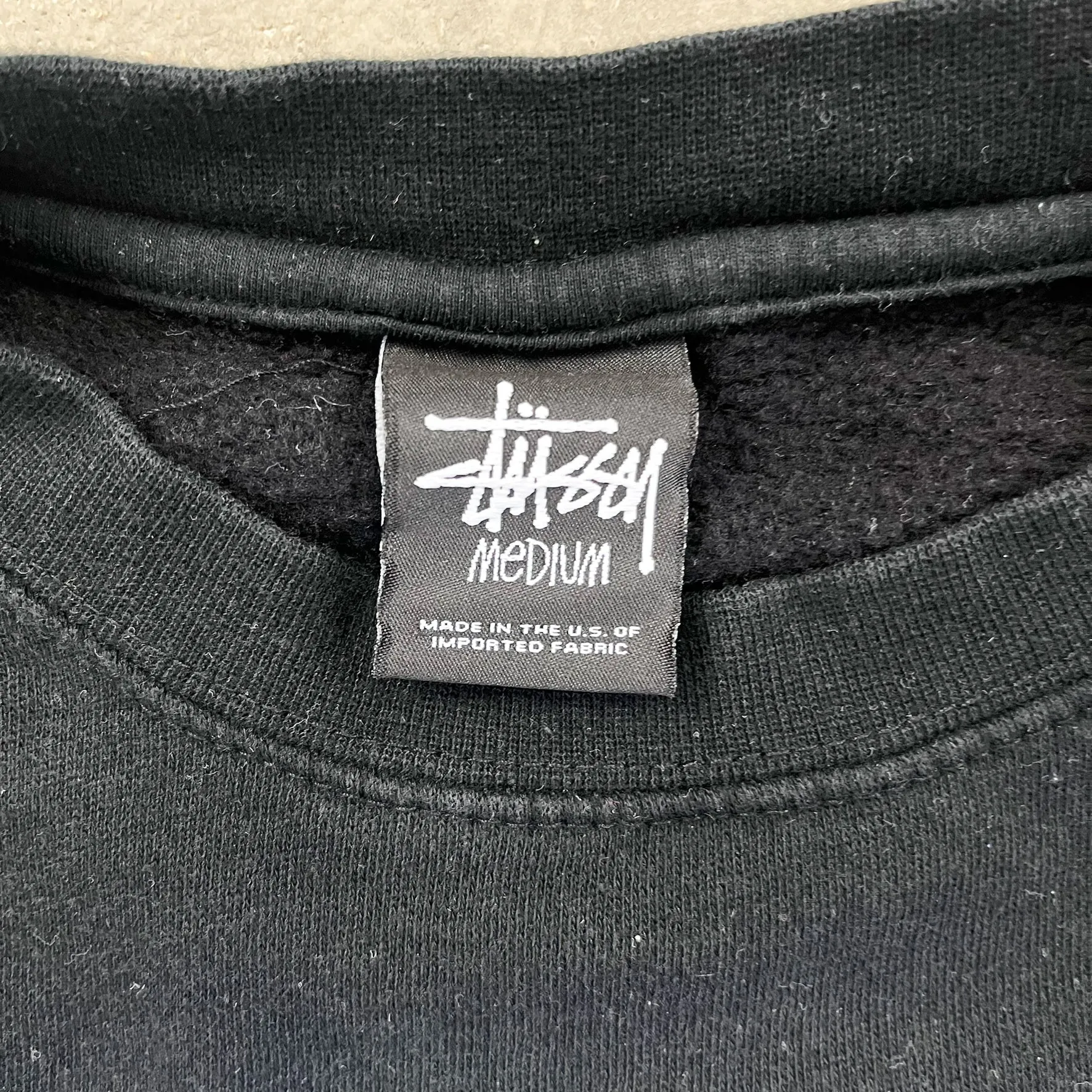 F- Vintage Stussy Crew 80 Text Crewneck sold by HG Vintage product image thumbnail 5
