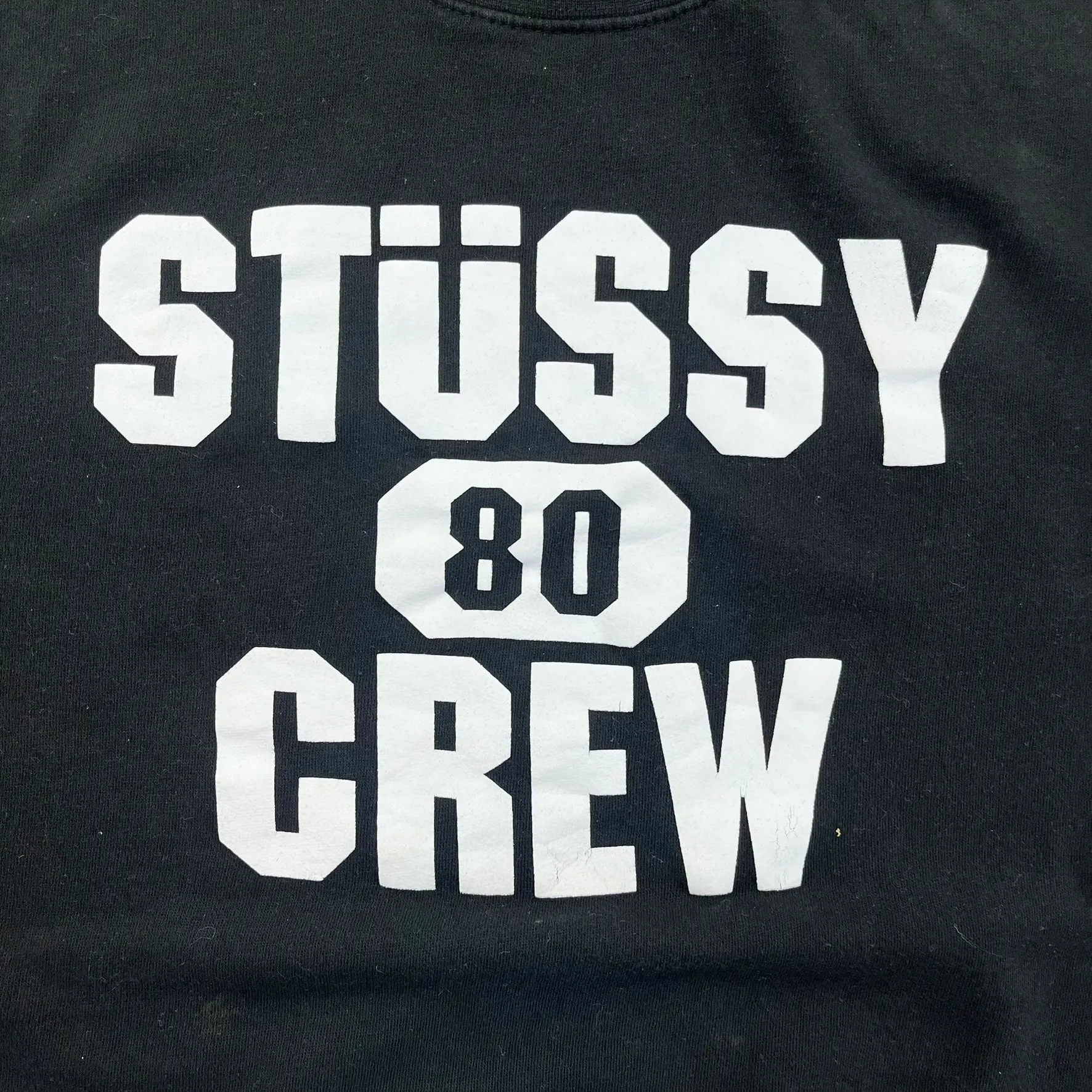 F- Vintage Stussy Crew 80 Text Crewneck sold by HG Vintage product image thumbnail 2