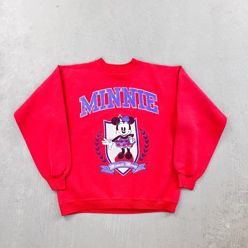 F- Vintage Disney Minnie Mouse Graphic & Text Crewneck sold by HG Vintage