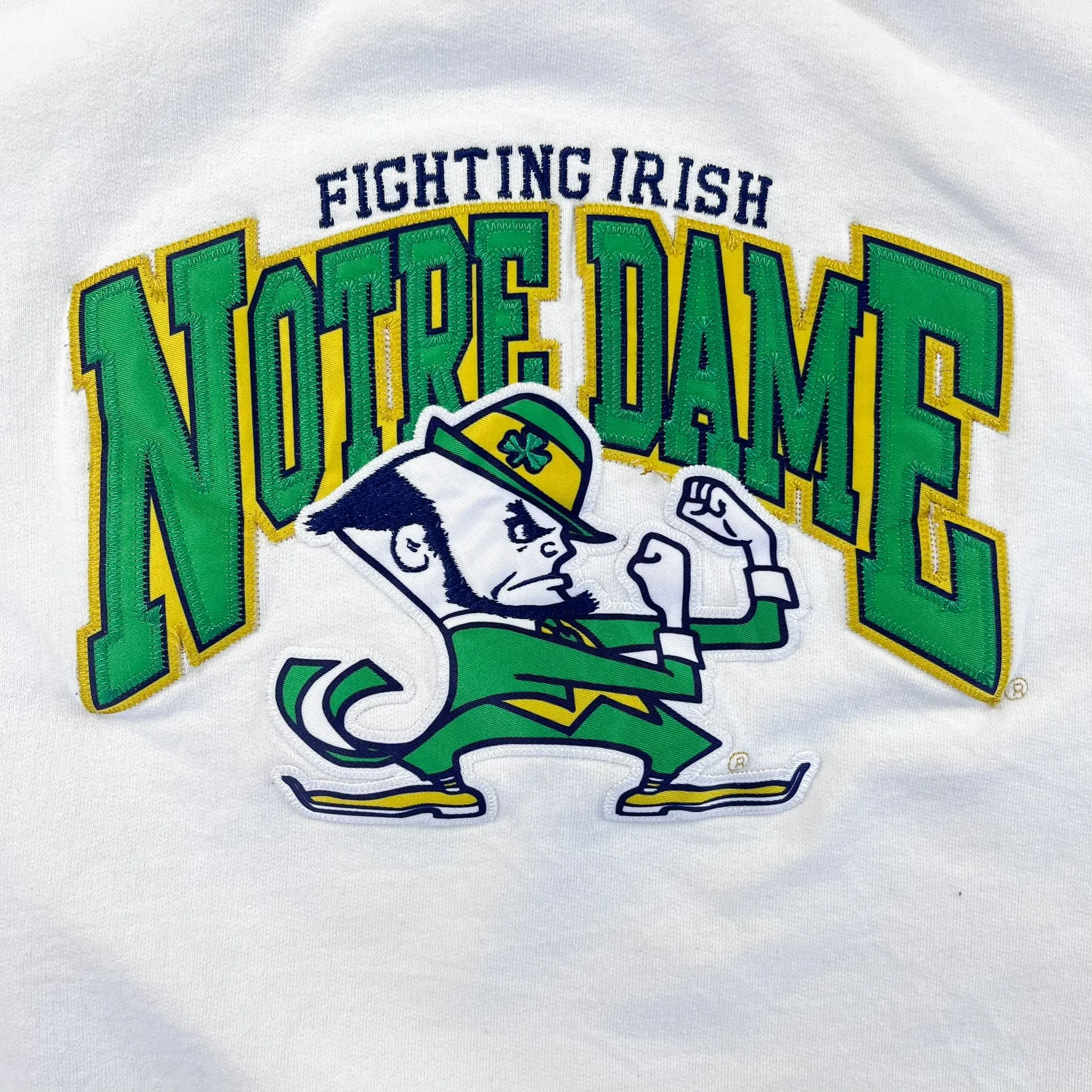 F- Vintage University Of Notre Dame Fightin' Irish Embroidered Crewneck sold by HG Vintage product image thumbnail 2