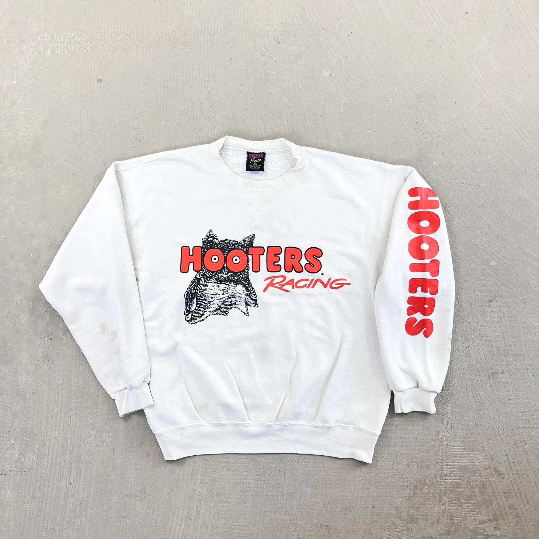 F- Vintage Hooters Racing Graphic Crewneck sold by HG Vintage