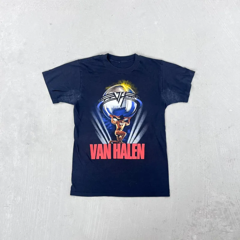F- Vintage '85 Van Halen 5150 World Tour Single Stitch Tee made by HG Vintage