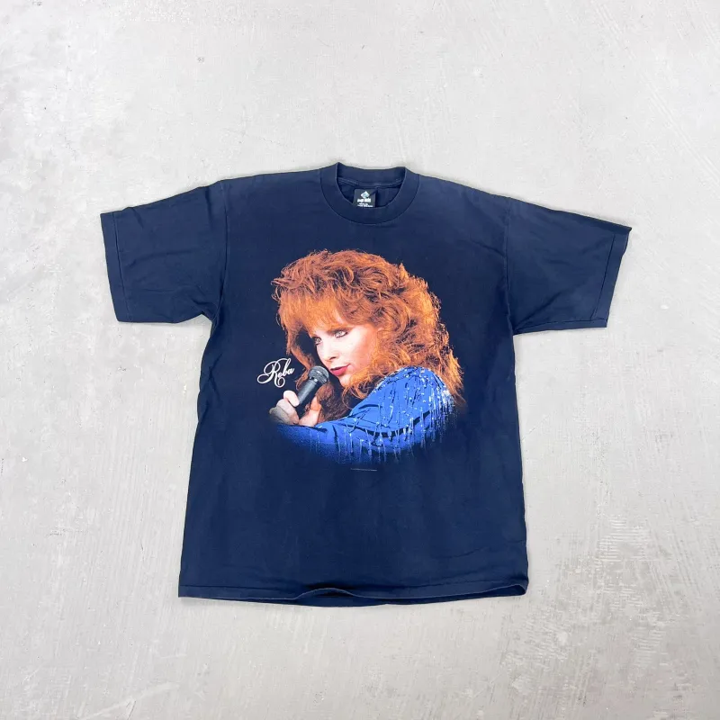 F- Vintage '96 Reba McEntire Picture Single Stitch Tee sold by HG Vintage