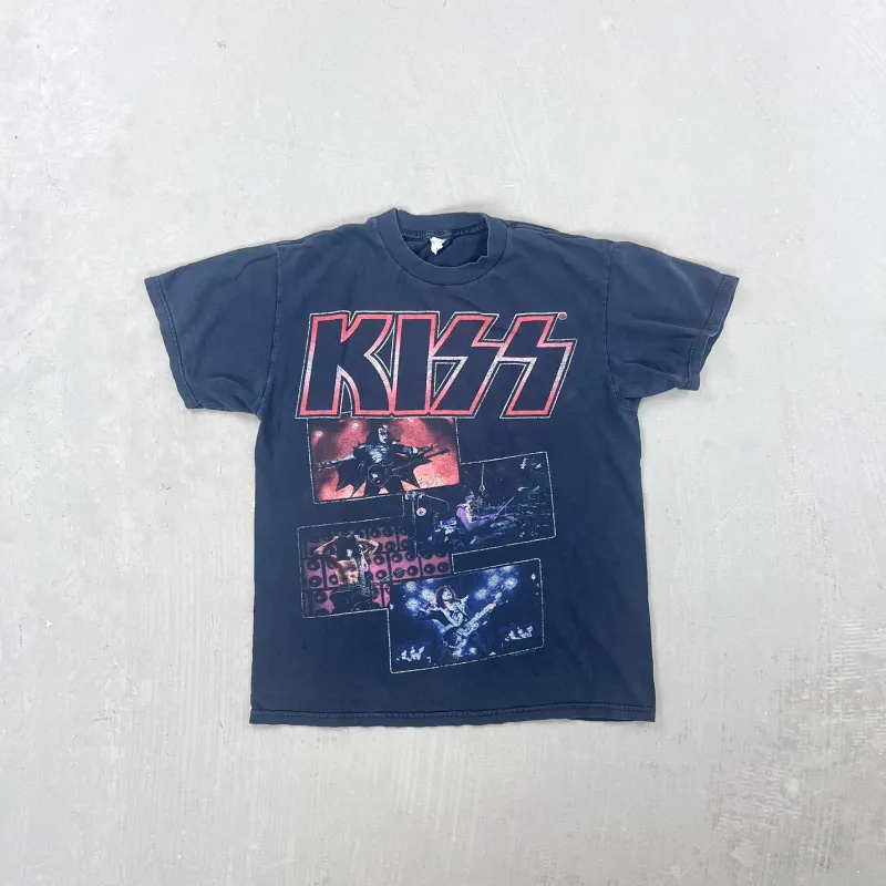 F- Vintage '09 Kiss if Its Too Loud You're Too Old Tour tee made by HG Vintage
