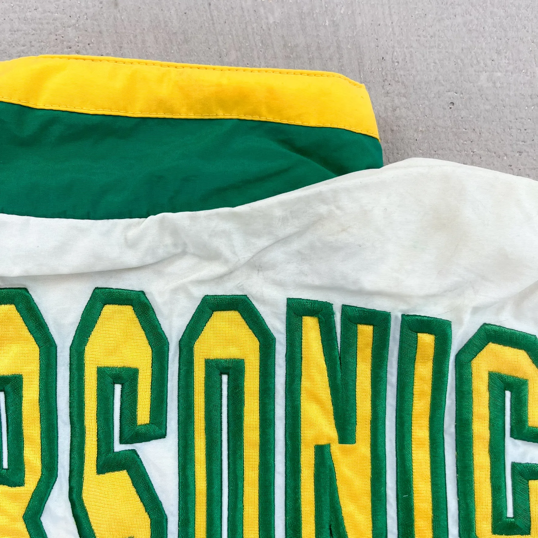 F- Vintage Seattle Supersonics NBA Apex One Zip Up Windbreaker sold by HG Vintage product image thumbnail 5