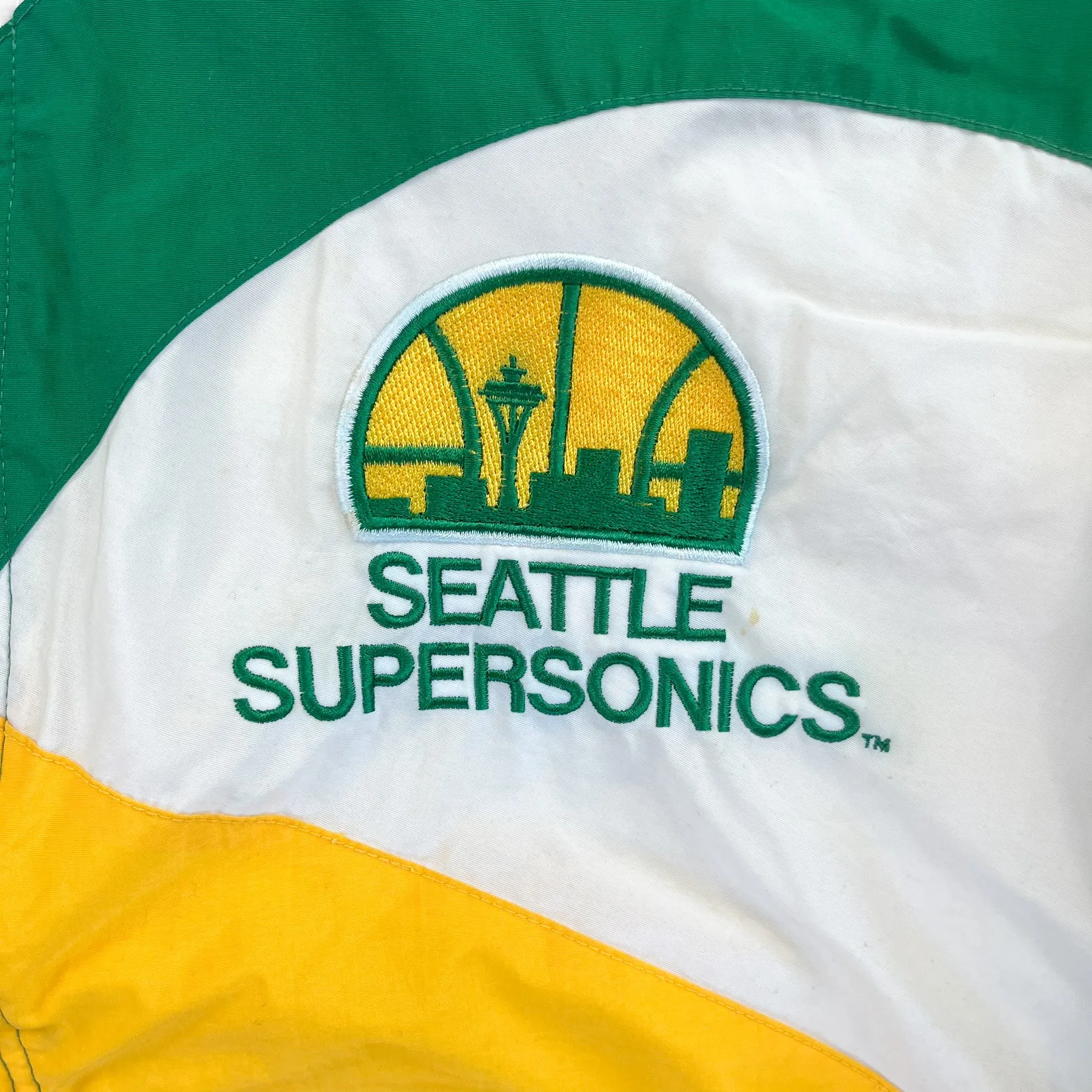 F- Vintage Seattle Supersonics NBA Apex One Zip Up Windbreaker sold by HG Vintage product image thumbnail 2