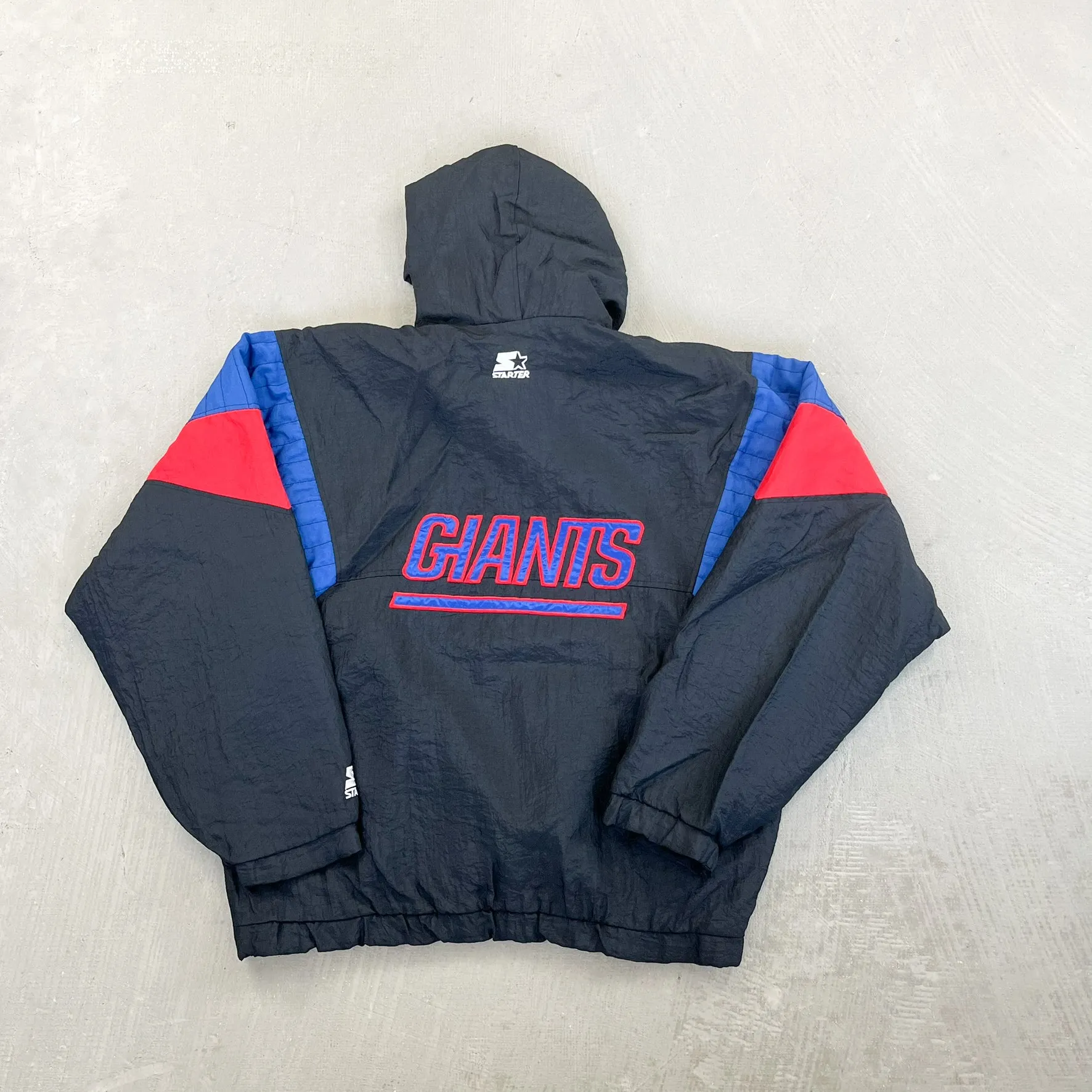 F- Vintage New York Giants NFL Starter Anorak Hooded Winter Jacket sold by HG Vintage product image thumbnail 3