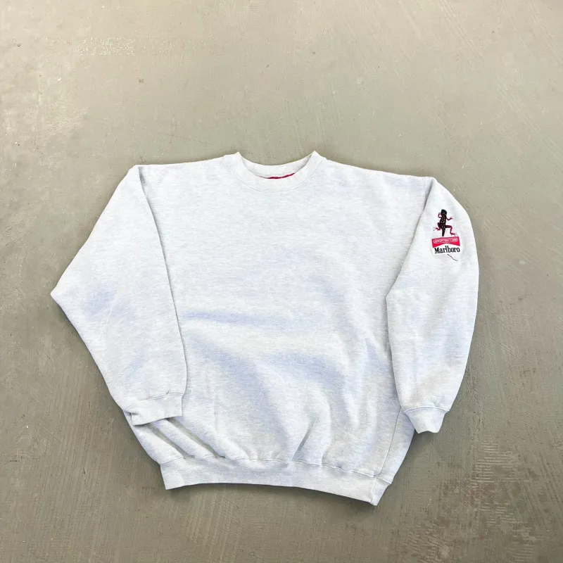 F- Vintage Marlboro Adventure Team Lizard Shoulder Embroidery Crewneck sold by HG Vintage
