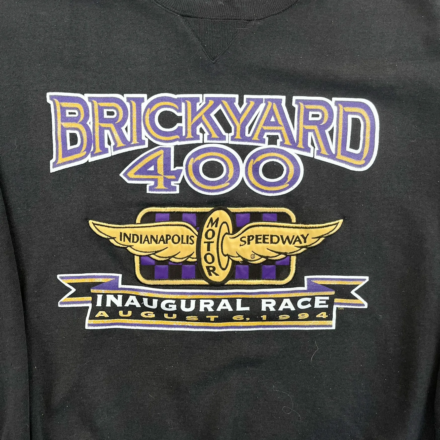 F- Vintage '94 Nascar Brickyard 400 Indianapolis Speedway Embroidered Crewneck sold by HG Vintage product image thumbnail 2