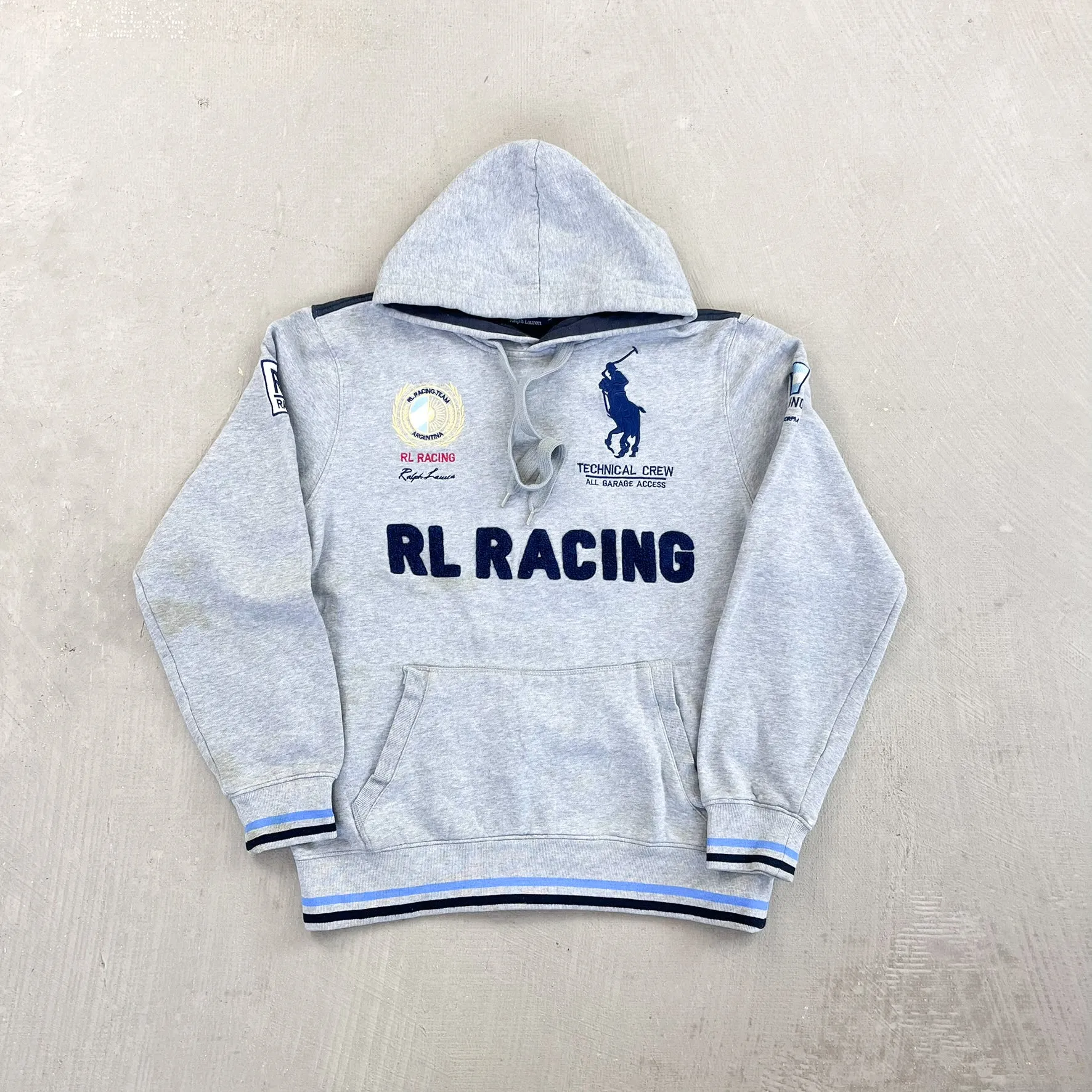 F- Ralph Lauren Racing Team Argentina Embroidered Hoodie sold by HG Vintage