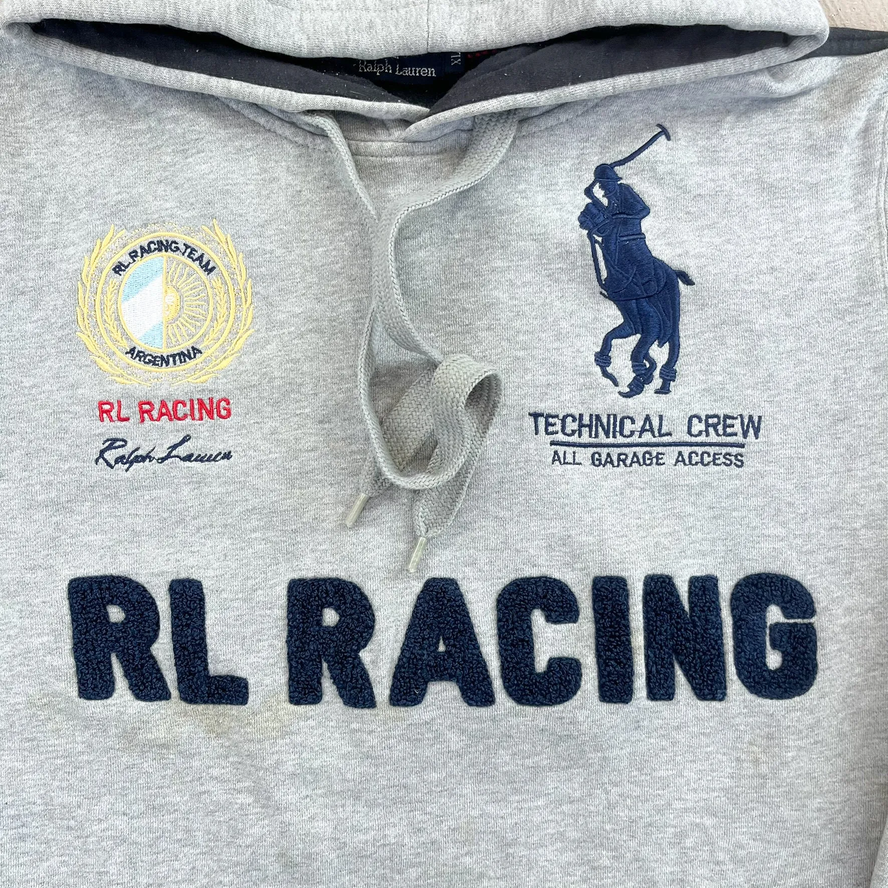 F- Ralph Lauren Racing Team Argentina Embroidered Hoodie sold by HG Vintage product image thumbnail 2
