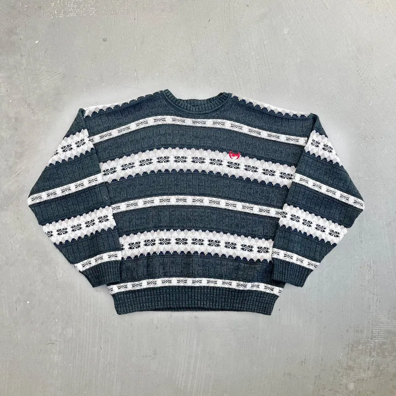 F- Vintage Phat Farm Patterned Knit Sweater sold by HG Vintage