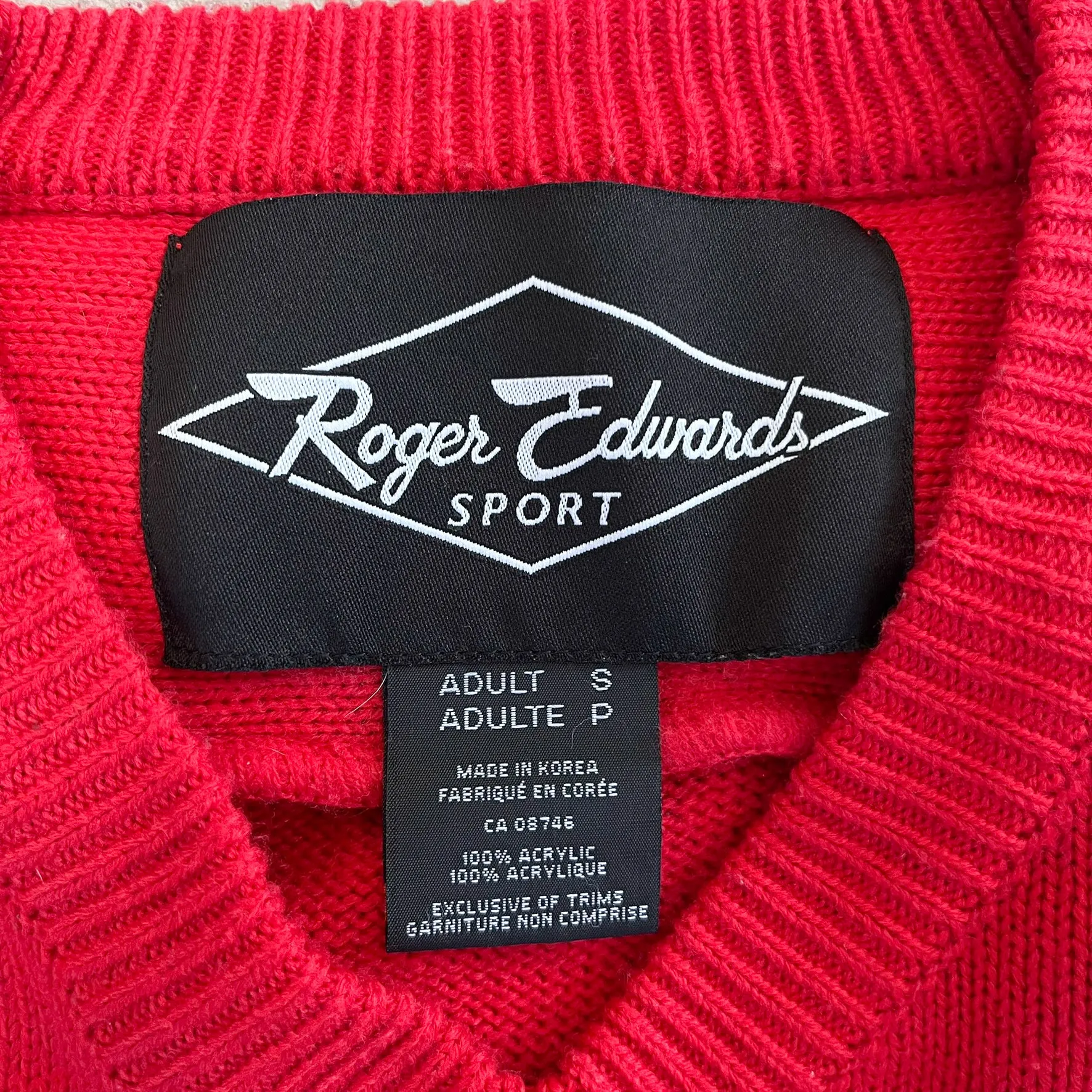 F- Vintage '94 Team Hockey Canada Roger Edwards Knit Sweater sold by HG Vintage product image thumbnail 5