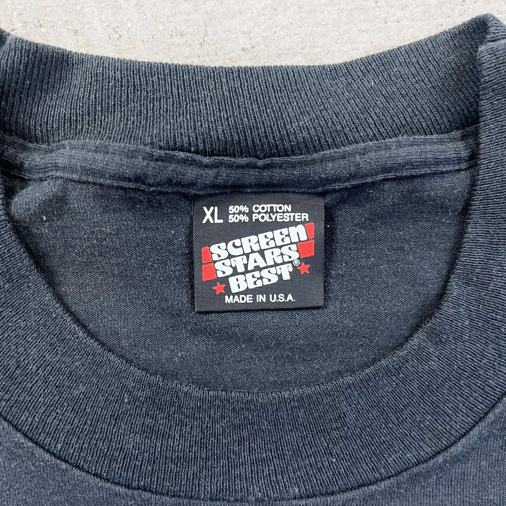 F- Vintage '90 British Rock Family Tree Single Stitch Tee sold by HG Vintage product image thumbnail 4