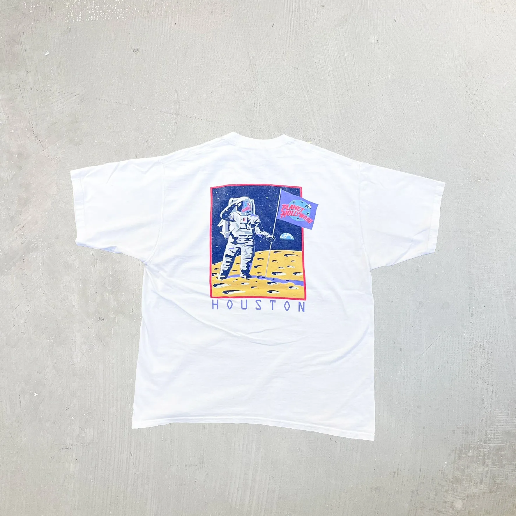 F- Vintage '91 Planet Hollywood Houston Texas Graphic Tee sold by HG Vintage product image thumbnail 3