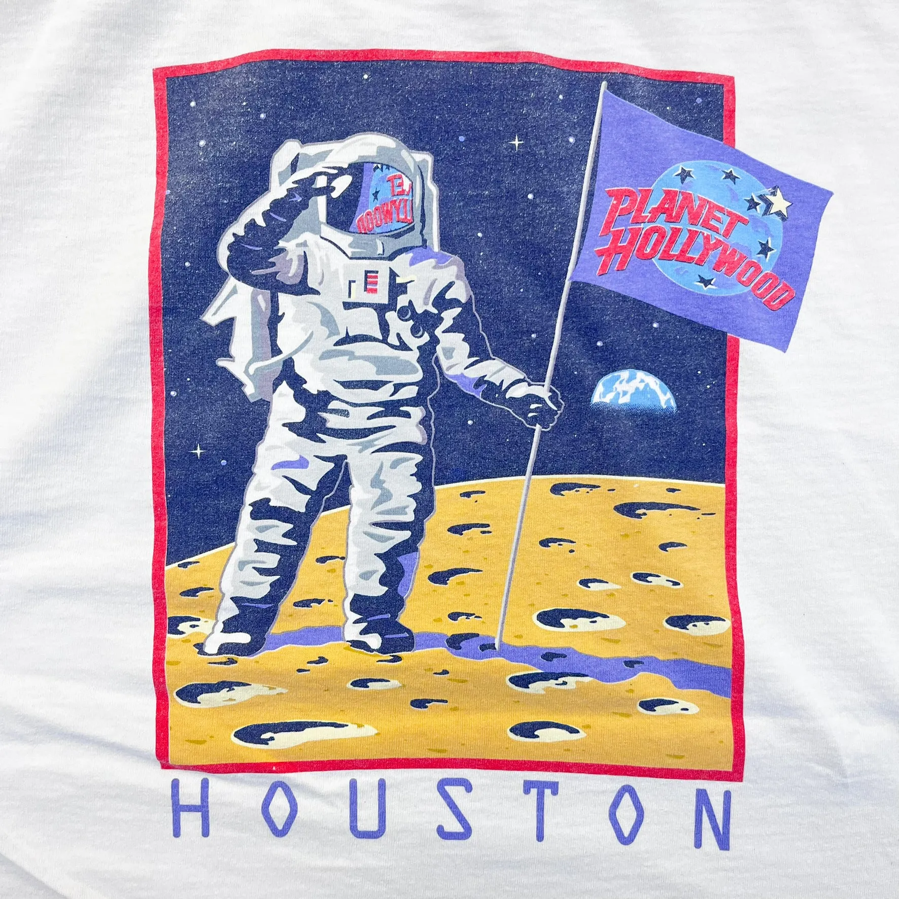 F- Vintage '91 Planet Hollywood Houston Texas Graphic Tee sold by HG Vintage product image thumbnail 4