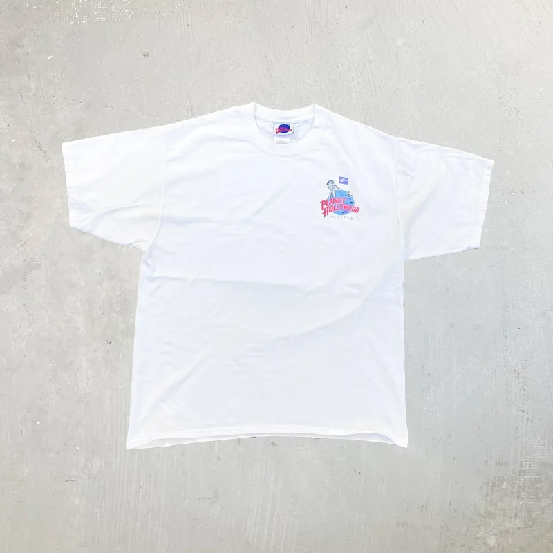 F- Vintage '91 Planet Hollywood Houston Texas Graphic Tee sold by HG Vintage