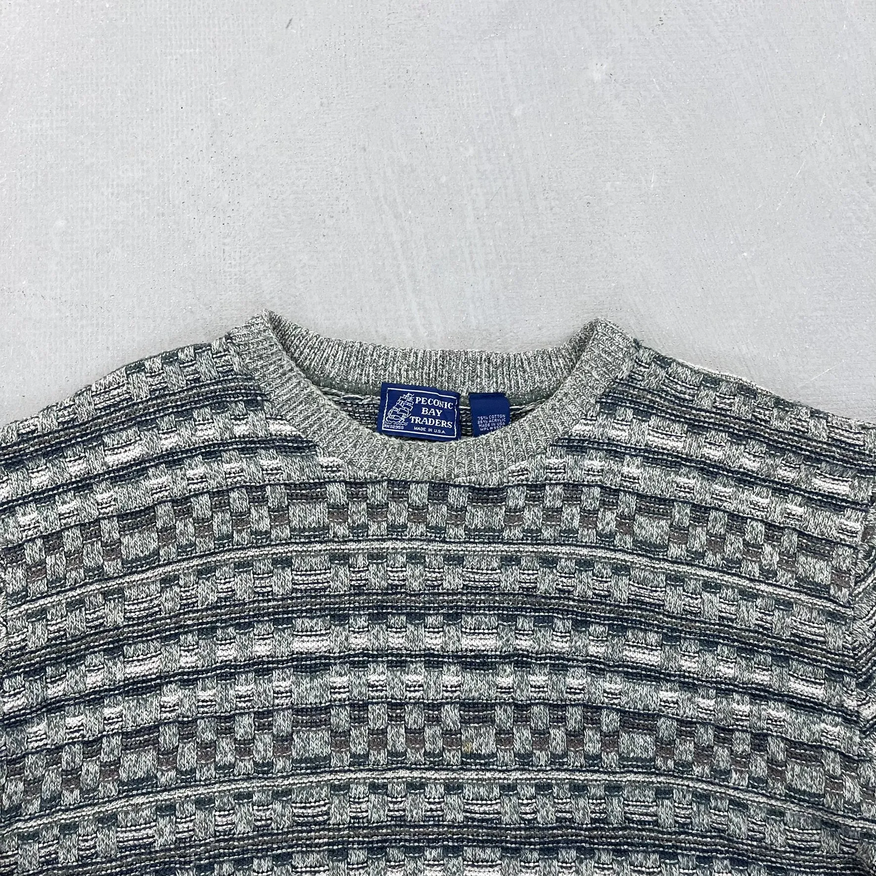 F- Peconic Bay Traders Knit Sweater sold by HG Vintage product image thumbnail 3