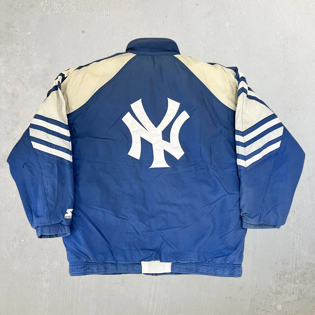 F- Vintage New York Yankees MLB Starter Zip Up Winter Jacket sold by HG Vintage product image thumbnail 4