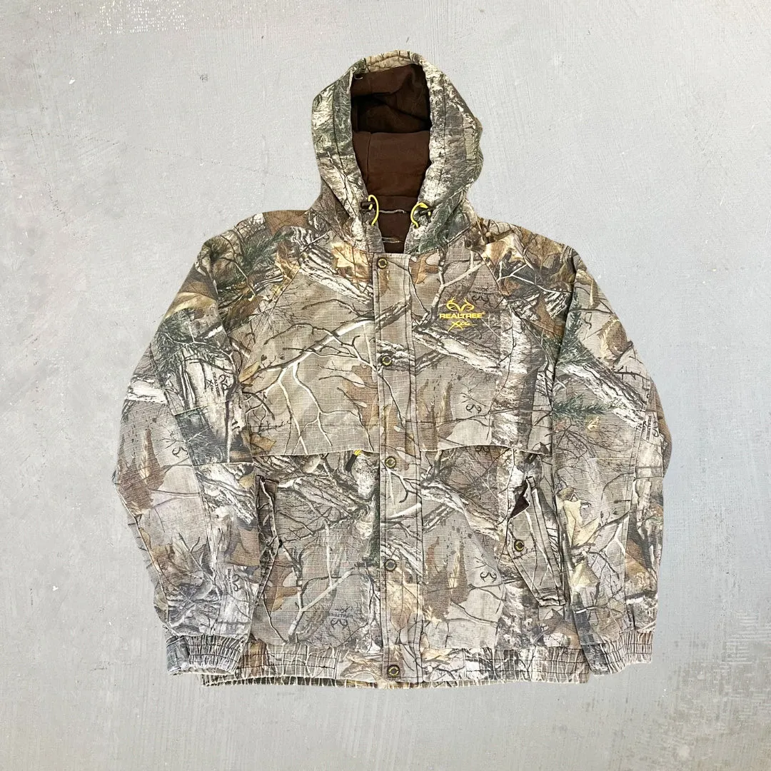 F- Real Tree Camo Zip Up Winter Jacket sold by HG Vintage