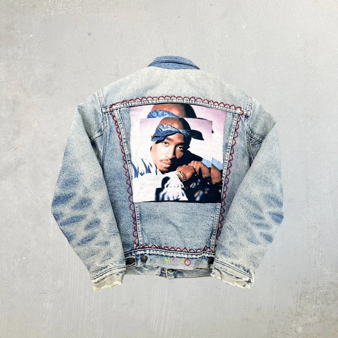 F- HOM Levi's Tupac Reworked Blanket Line Denim Jacket sold by HG Vintage product image thumbnail 2