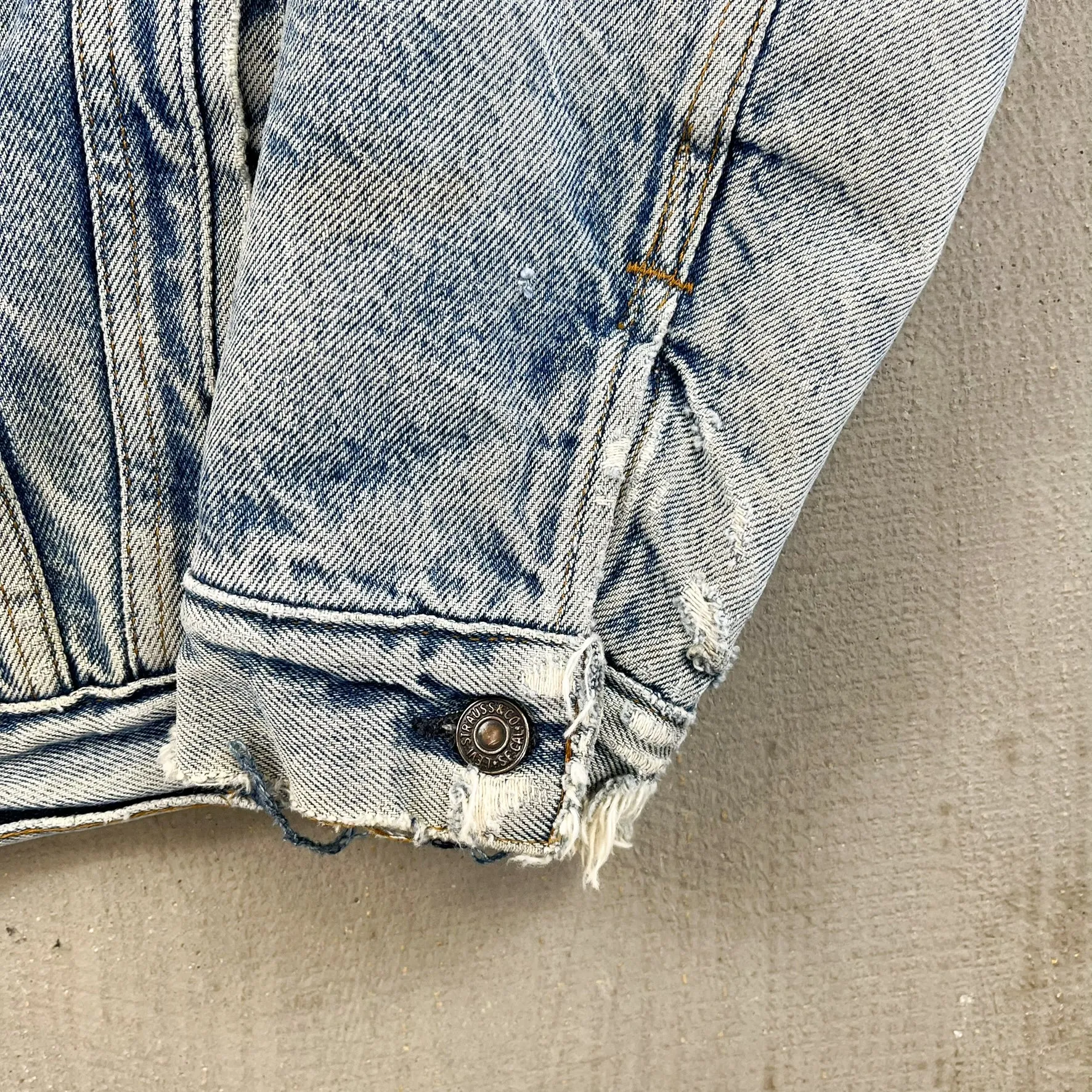 F- HOM Levi's Tupac Reworked Blanket Line Denim Jacket sold by HG Vintage product image thumbnail 4