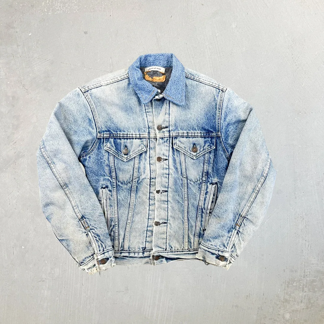 F- HOM Levi's Tupac Reworked Blanket Line Denim Jacket sold by HG Vintage